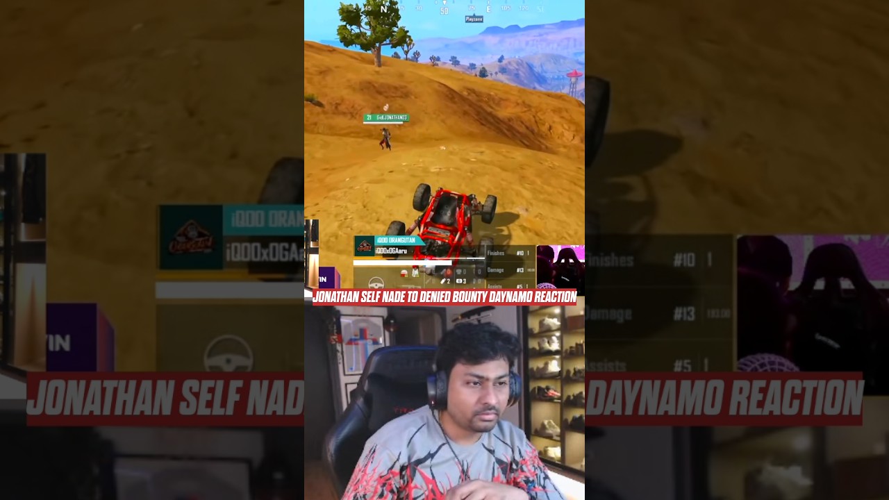 JONATHAN SELF NADE TO DENIED BOUNTY DAYNAMO REACTION #dynamogaming #jonathangaming #bgms #godlike