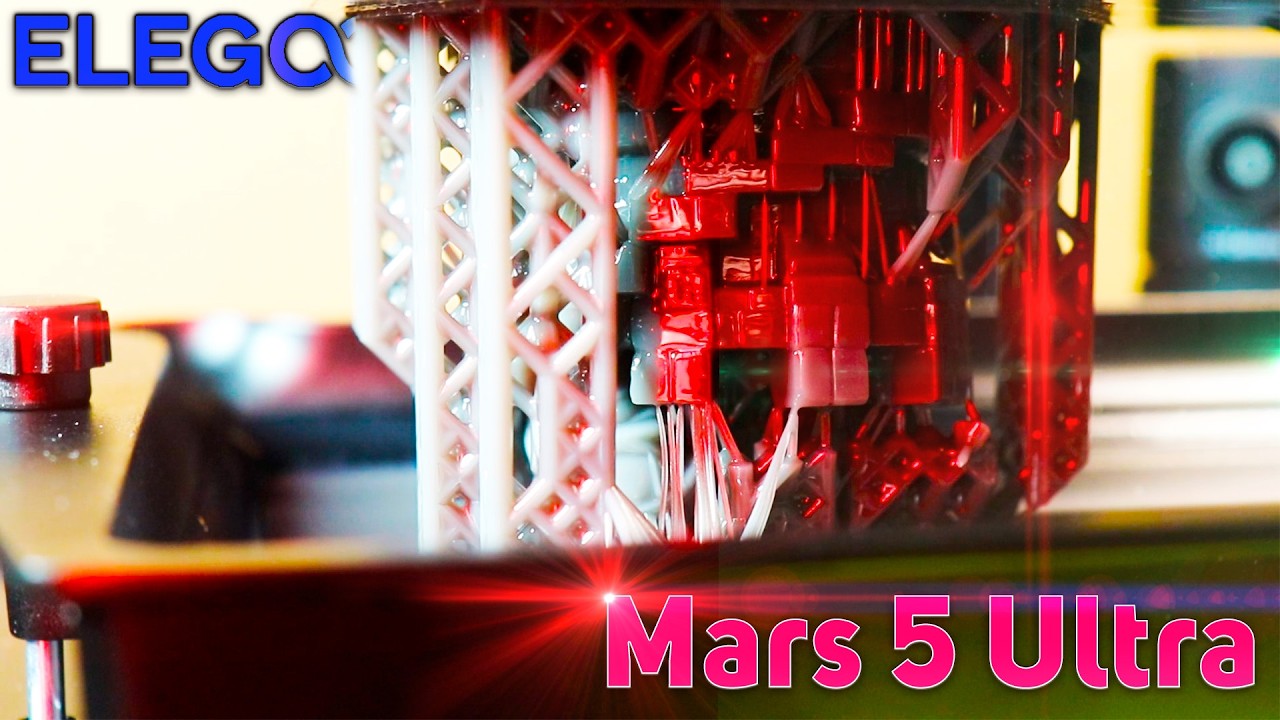 Купил Elegoo Mars 5 и сломал при первой печати. Распаковка, обзор, подготовка, печать, ИТОГ...