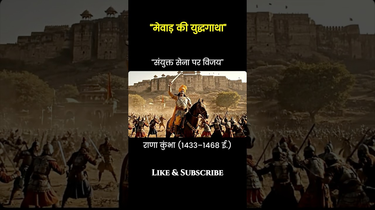 &ldquo;मेवाड़ की युद्धगाथा | Mewar War History in 60 Seconds&rdquo;