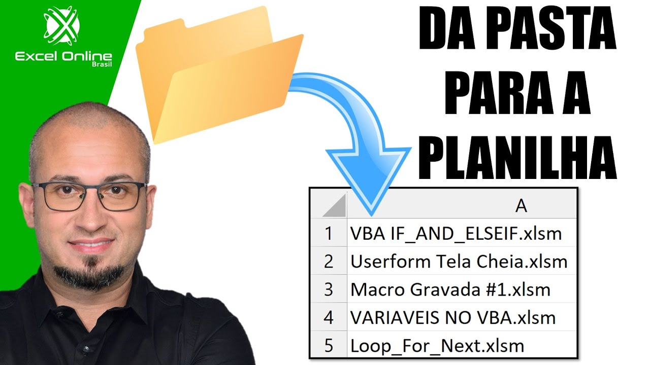 ✅Como Listar Os Arquivos De Uma Pasta Na Planilha De Excel