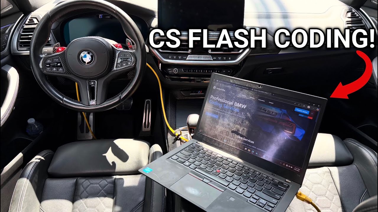CODING my BMW X4M with a G80 M3 CS Flash!