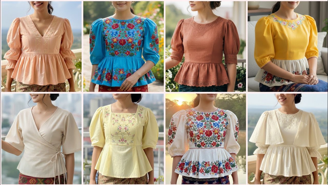 Mizo sunday dress design 2026 // 100+ different types of tops with design