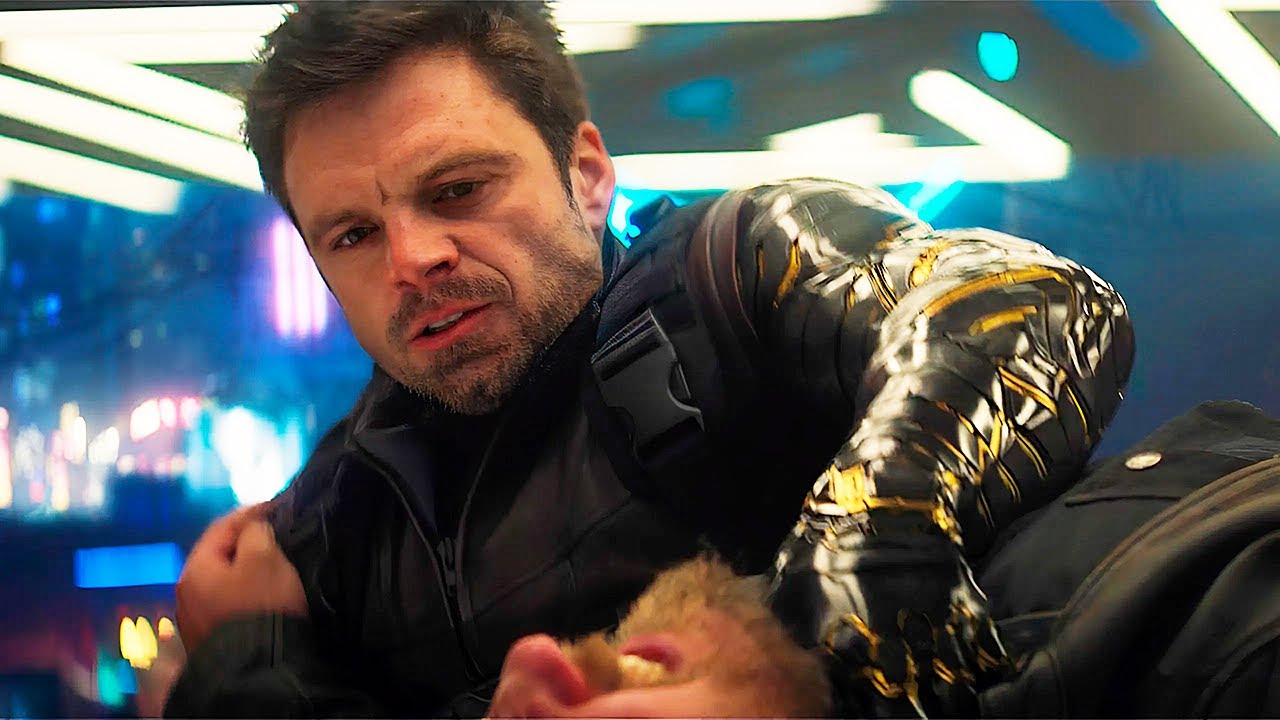 Bucky Goes Winter Soldier Mode - Madripoor Club Fight Scene - The Falcon and the Winter Soldier