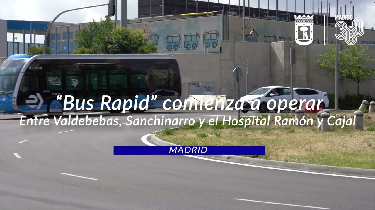 La primera línea de bus rápido entre Valdebebas, Sanchinarro y el Hospital Ramón y Cajal