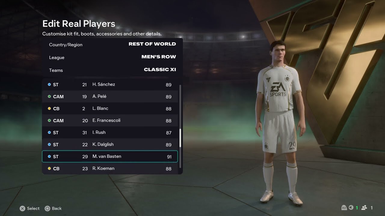 EA SPORTS FC 26 | CLASSIC XI - ALL Player Faces & Ratings in FC 26