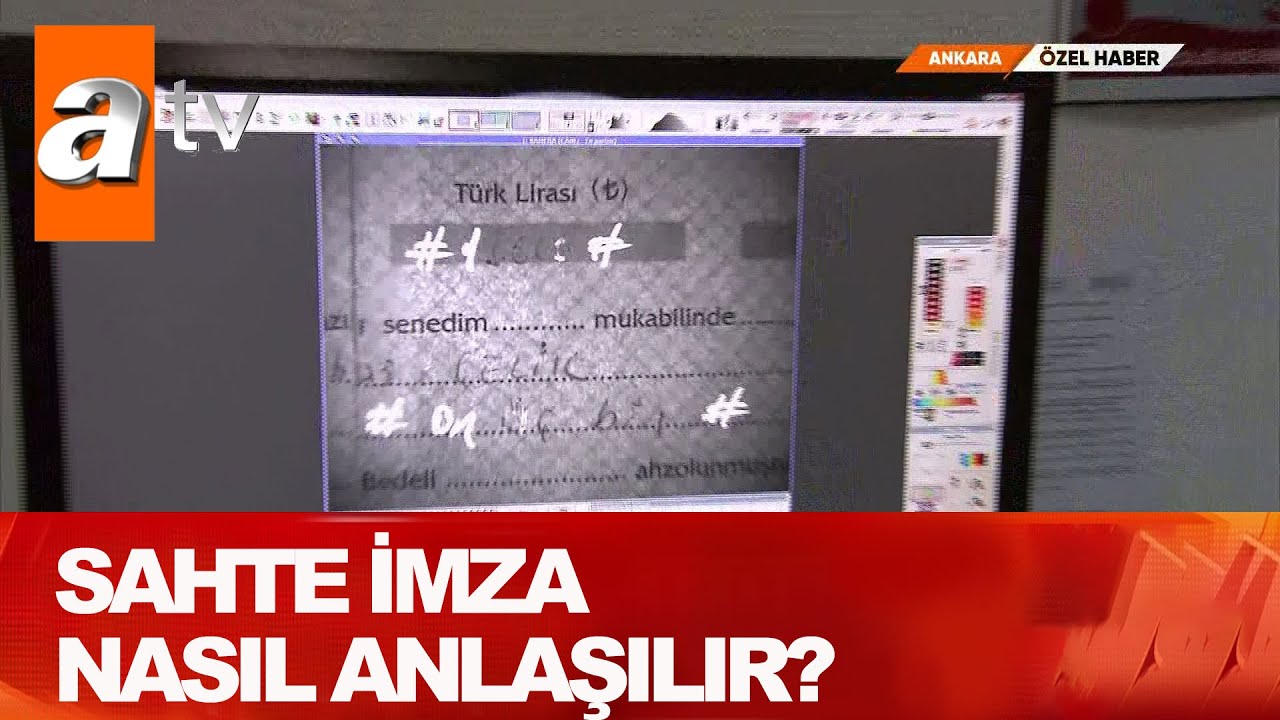 Sahte imza nasıl anlaşılır? - Atv Haber 3 Ekim 2020