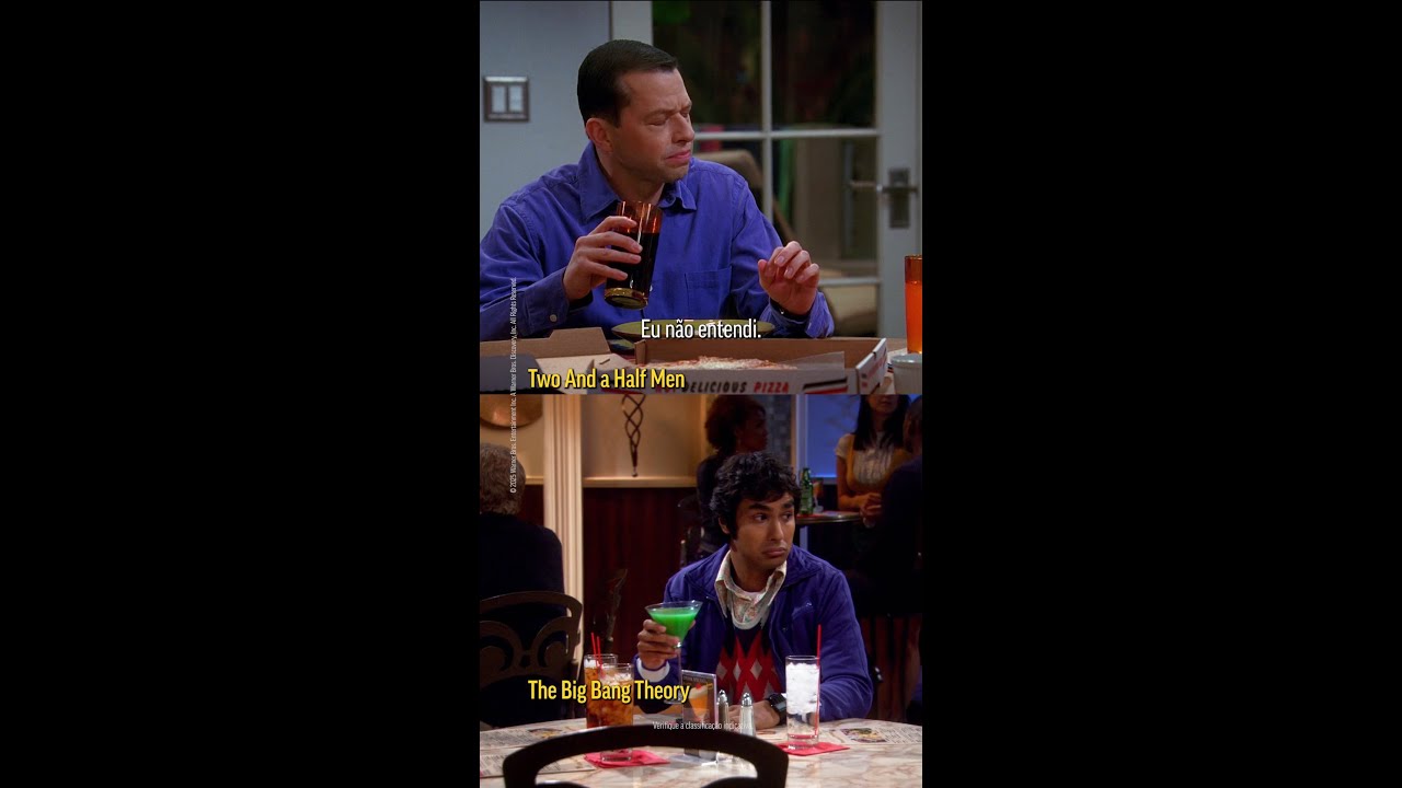 PARALELO ENTRE THE BIG BANG THEORY E TWO AND A HALF MEN! 😱