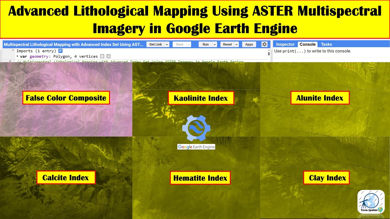 Advanced Lithological Mapping Using ASTER Multispectral Imagery in Google Earth Engine