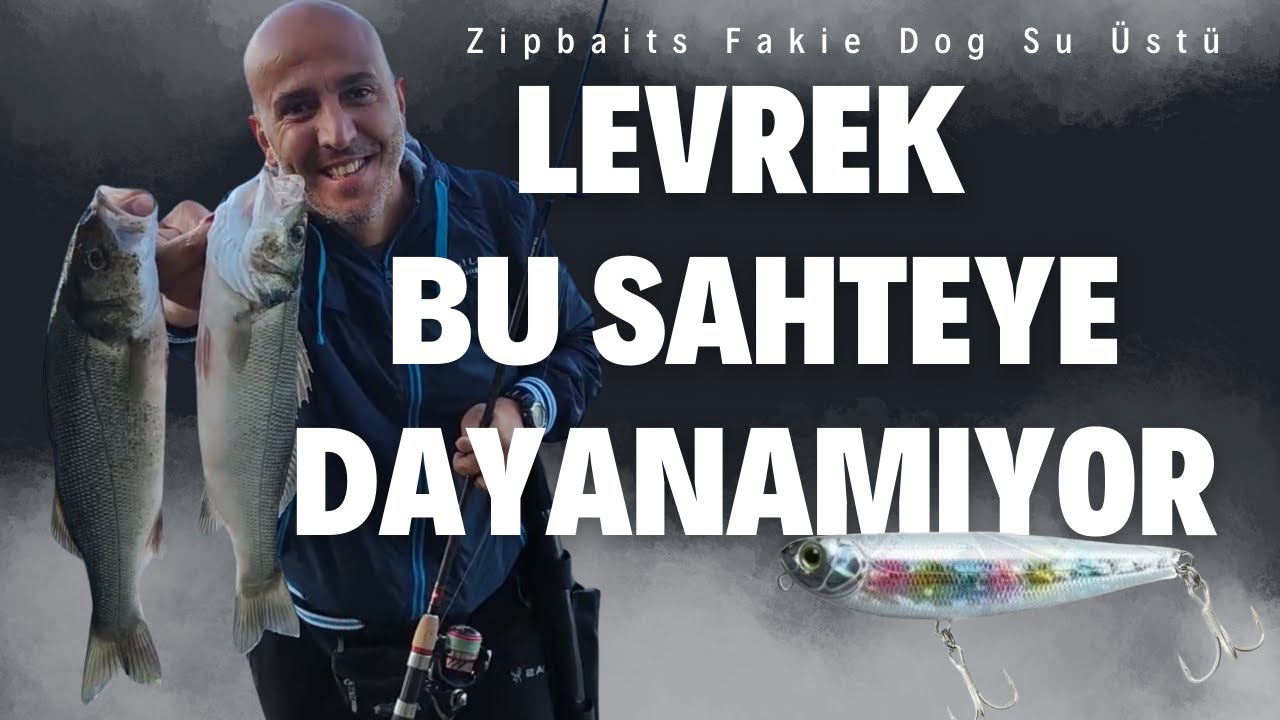 Levrek Bu Sahteye Dayanamıyor! | Zipbaits Fakie Dog Su Üstü Aksiyon 🎣🔥