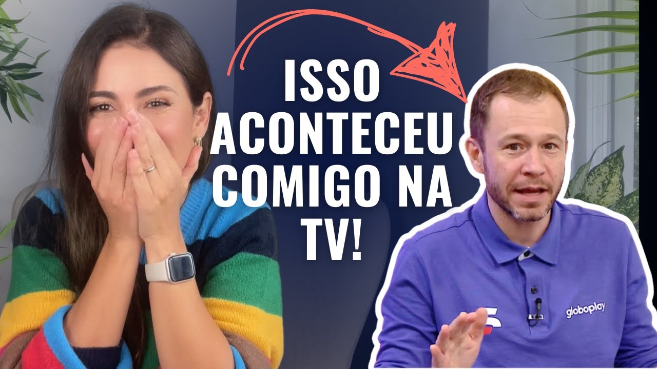 Minha voz e postura na minha primeira mat&eacute;ria na TV | Destrave no v&iacute;deo