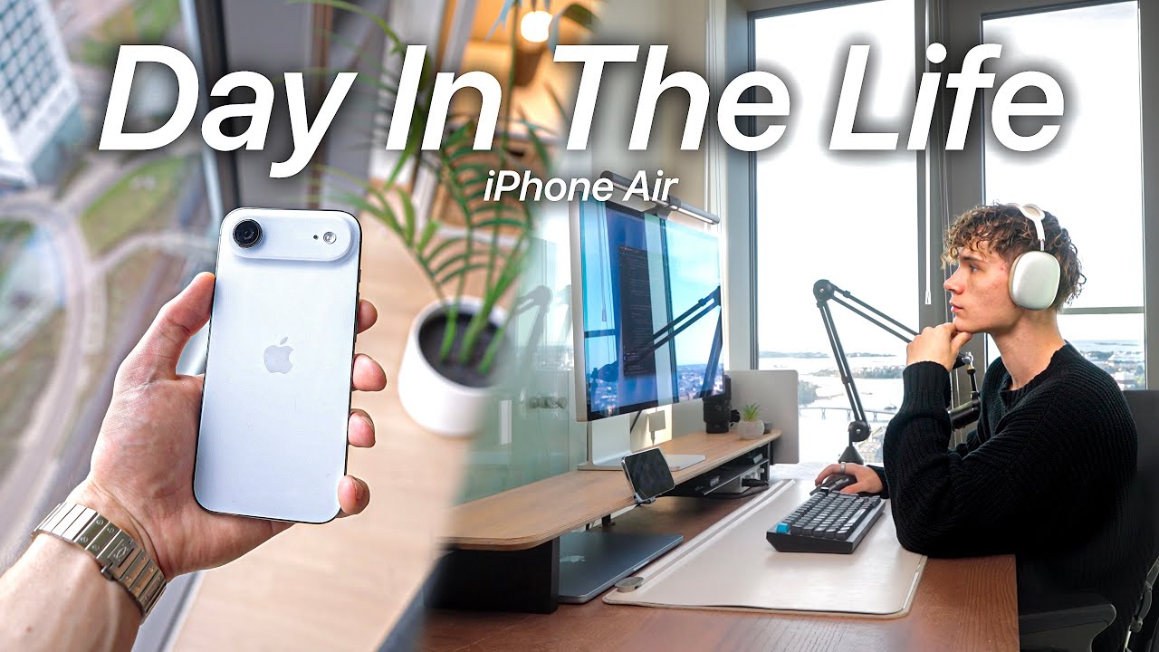 iPhone Air — реальный день из моей жизни инженера-программиста | Тест аккумулятора и камеры