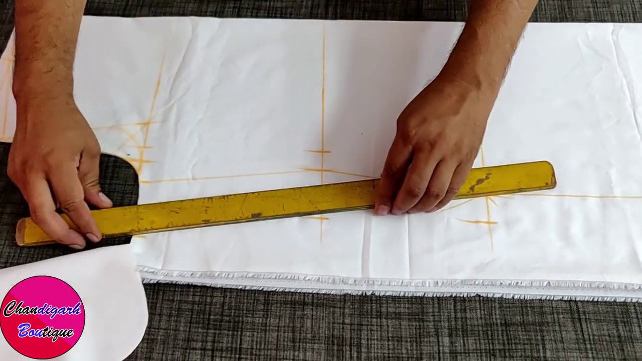 हाई नेक कुर्ती की आसान कटिंग || High Neck Collar Kurti/Kameez Cutting