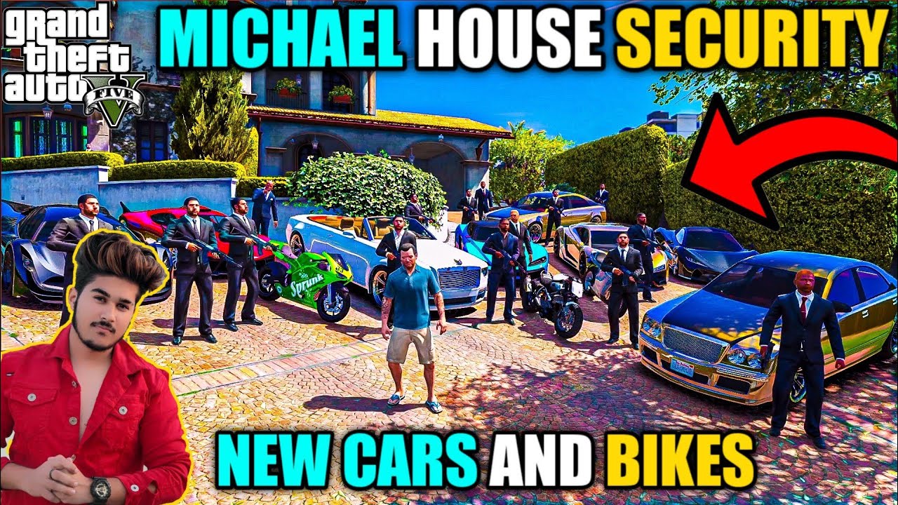 GTA 5: УЛУЧШЕНИЕ БЕЗОПАСНОСТИ ДОМА МАЙКЛА И НОВЫЕ СУПЕР ТАЧКИ И МОТОЦИКЛЫ ☺️🔥