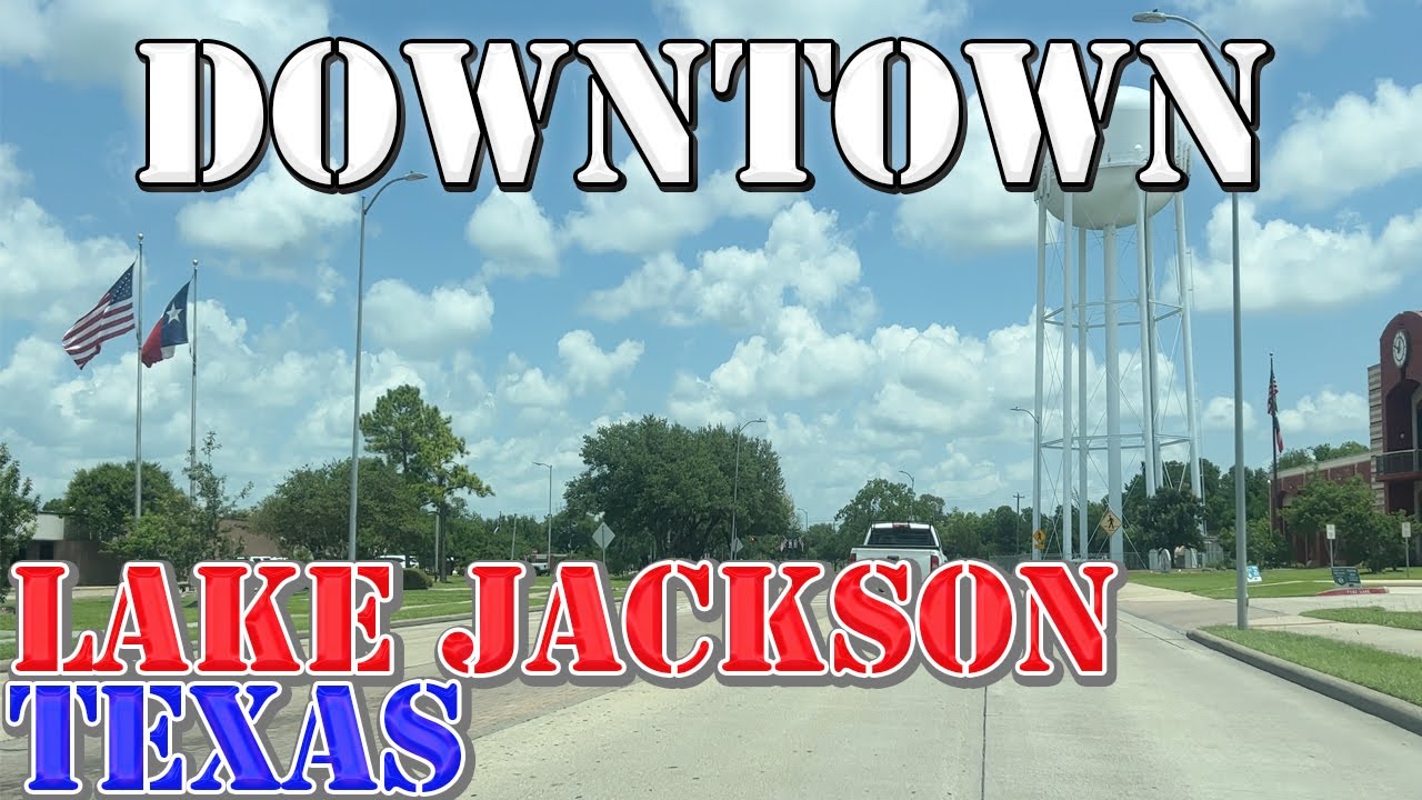Lake Jackson - Texas - 4K Downtown Drive