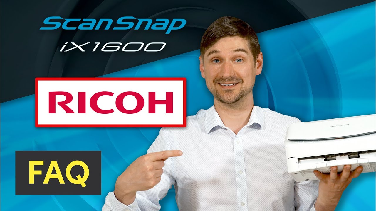 ❓ ScanSnap iX1600 Desktop Scanner - Frequently Asked Questions (FAQ)