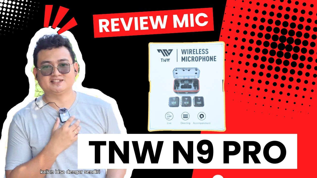 Review Microphone Wireless TNW N9 Pro Terbaru