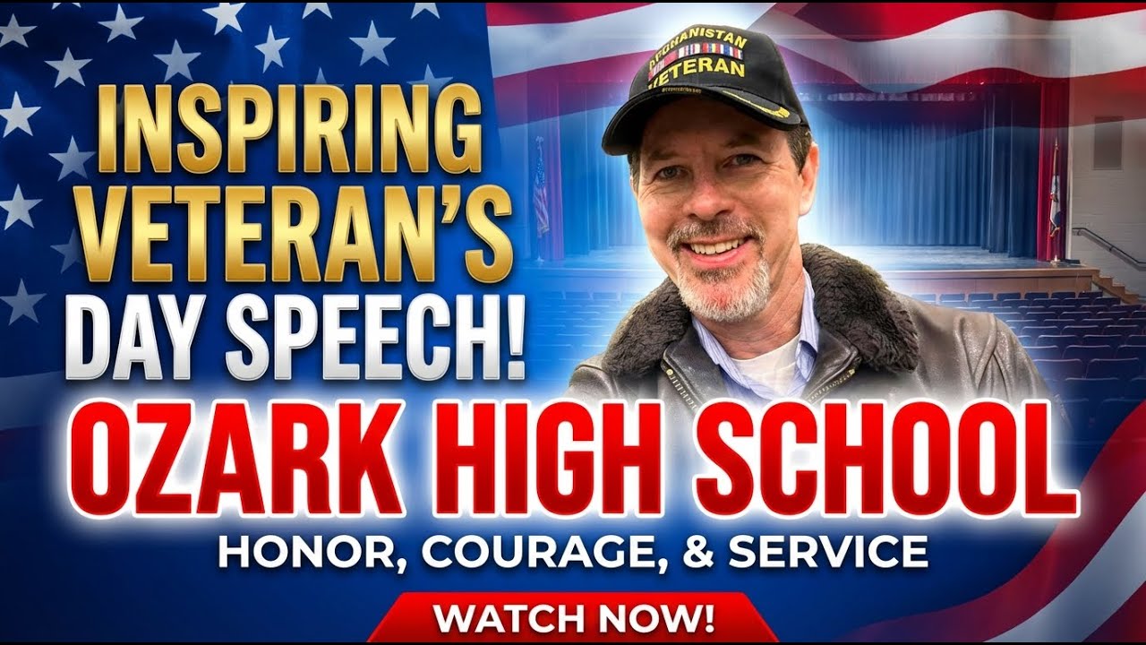 A Navy Pilot’s Veterans Day Message to Students | Ozark High School | James F Griffin
