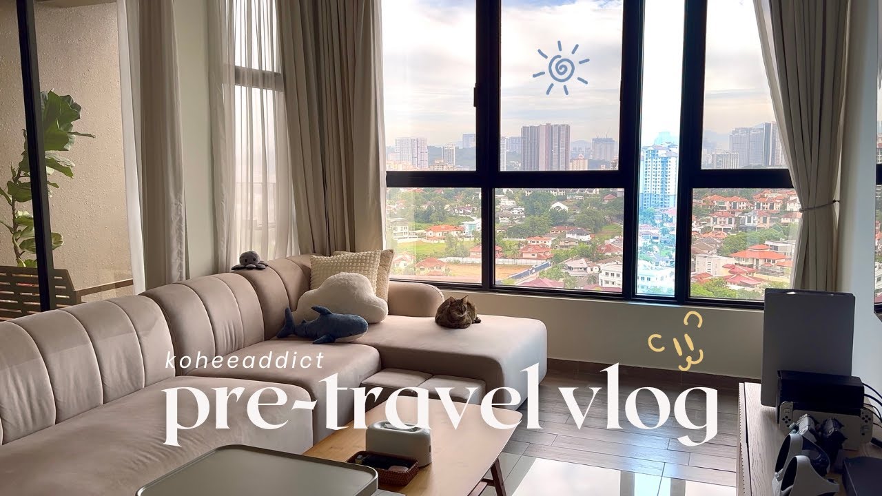 🧳 pre-travel and travel day vlog | routine before travelling