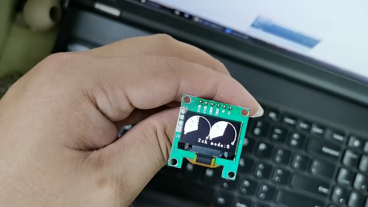 0.96 Inch OLED Stereo Audio Music Spectrum Display Analyzer Level Indicator