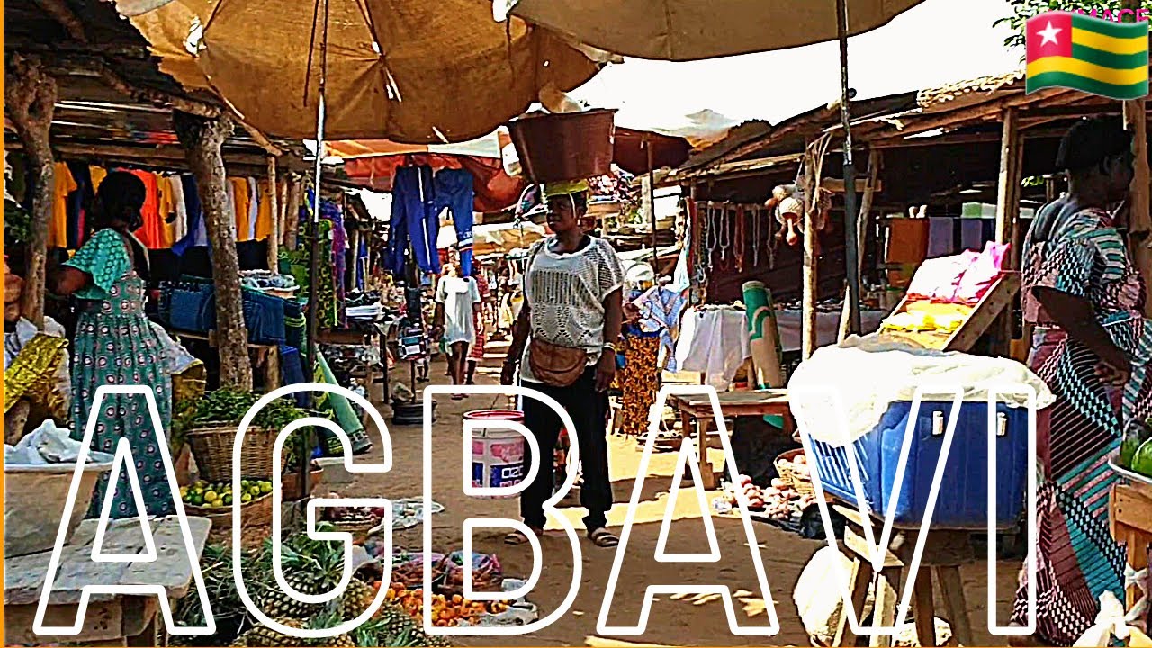 march&eacute; d'Agbata  (un march&eacute; local &agrave; Agbavi