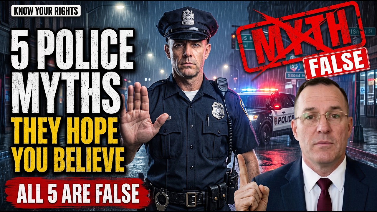 🚨 5 Legal Myths Police HOPE You Believe &mdash; A Defense Attorney Sets the Record Straight
