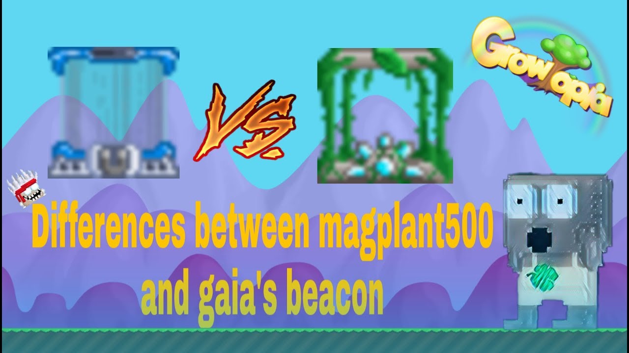 Magplant vs Gaia's beacon (Growtopia) (is3ta)