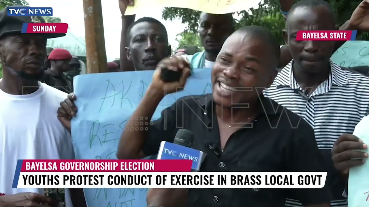 Youths Protest Conduct Of Exercise In Brass Local Government