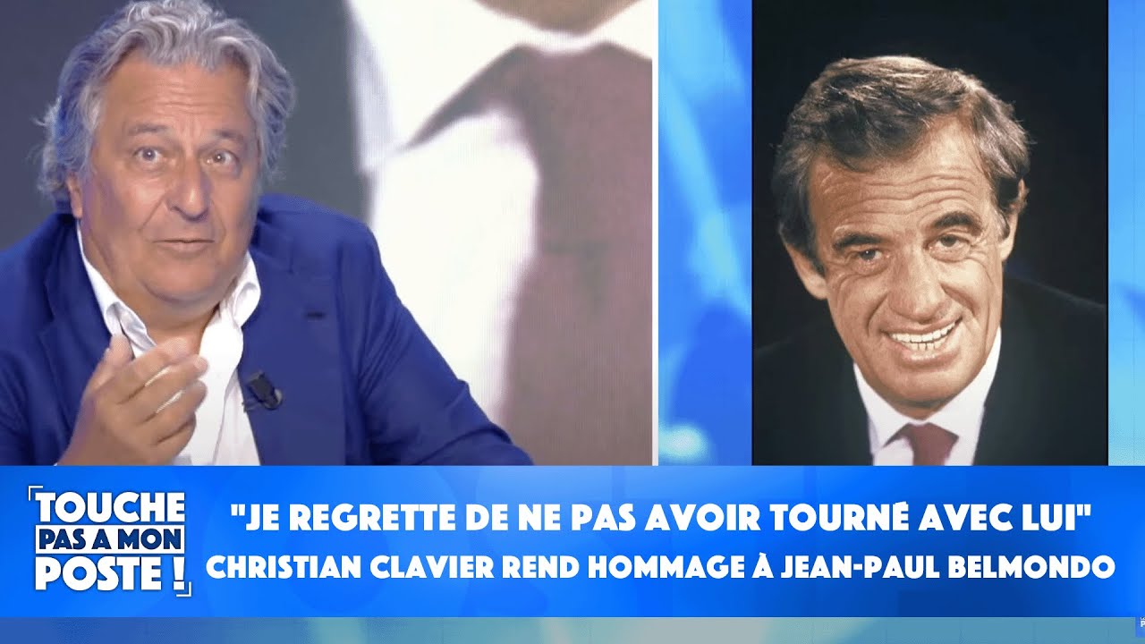 Christian Clavier rend hommage à Jean-Paul Belmondo : 