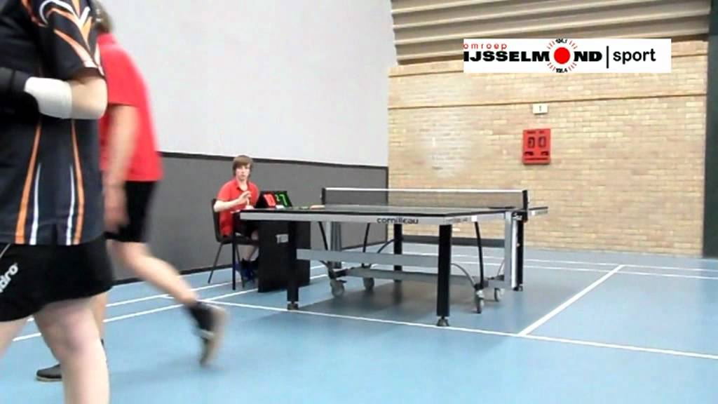 Tafeltennis Kampenion jeugd 2 tegen DTS Enschede