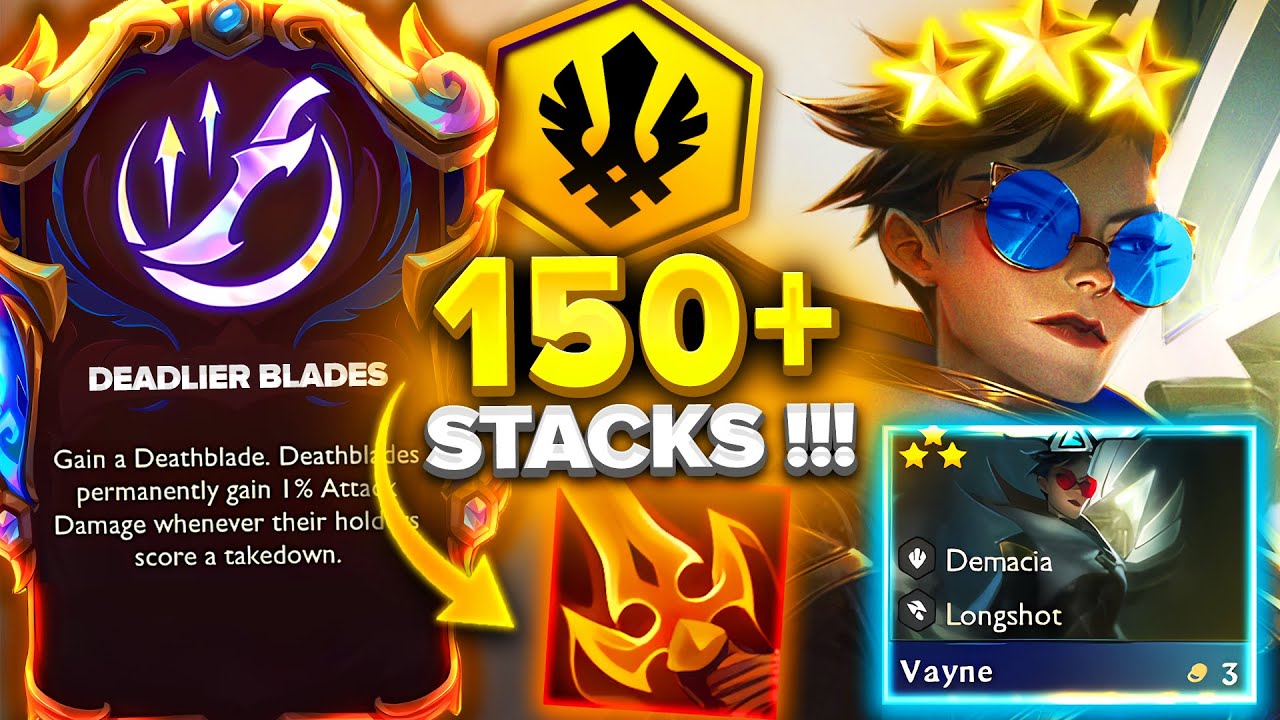 *WORLD RECORD* How I Got INFINITE Stacks on Vayne! | TFT Set 16