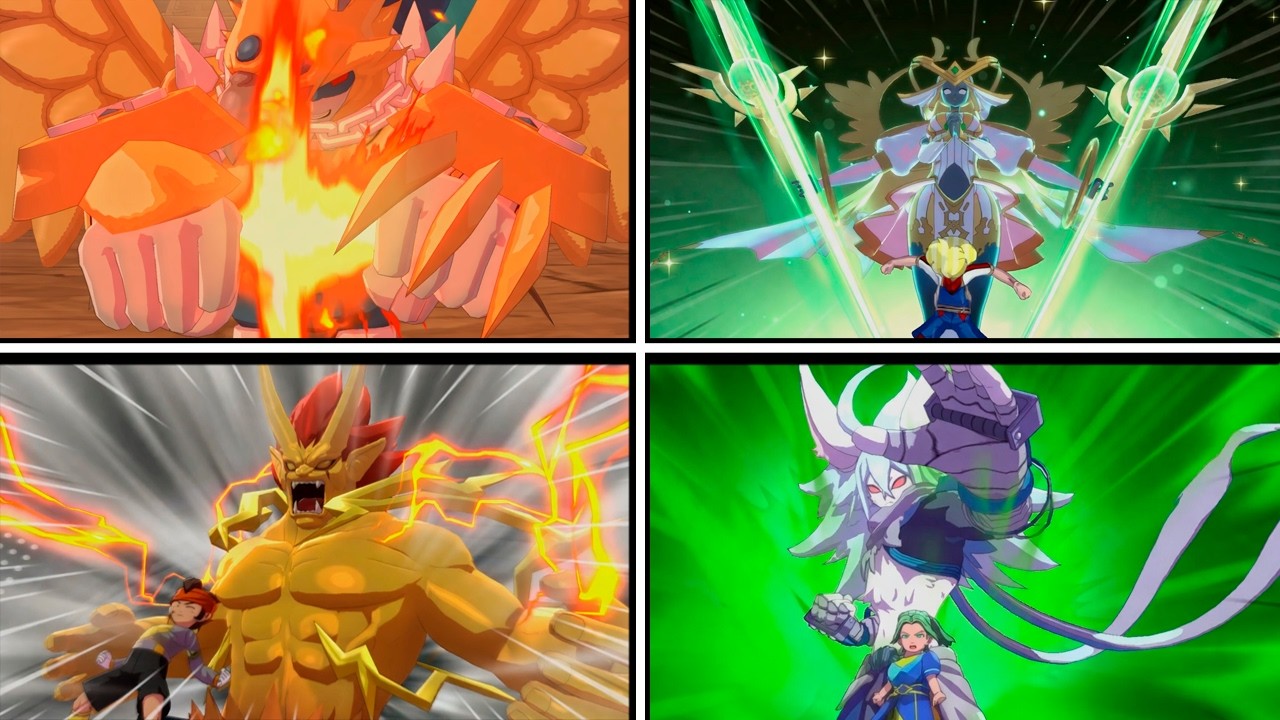 Коллекция всех специальных приемов Кешина/Боевых духов [Inazuma Eleven Victory Road]