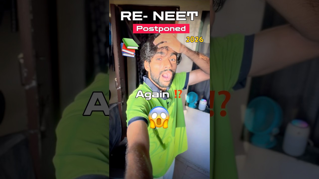 Экзамен RE-Neet перенесён😱📚⁉️ | Новости NTA #shorts#reneet#neet#studyvlog