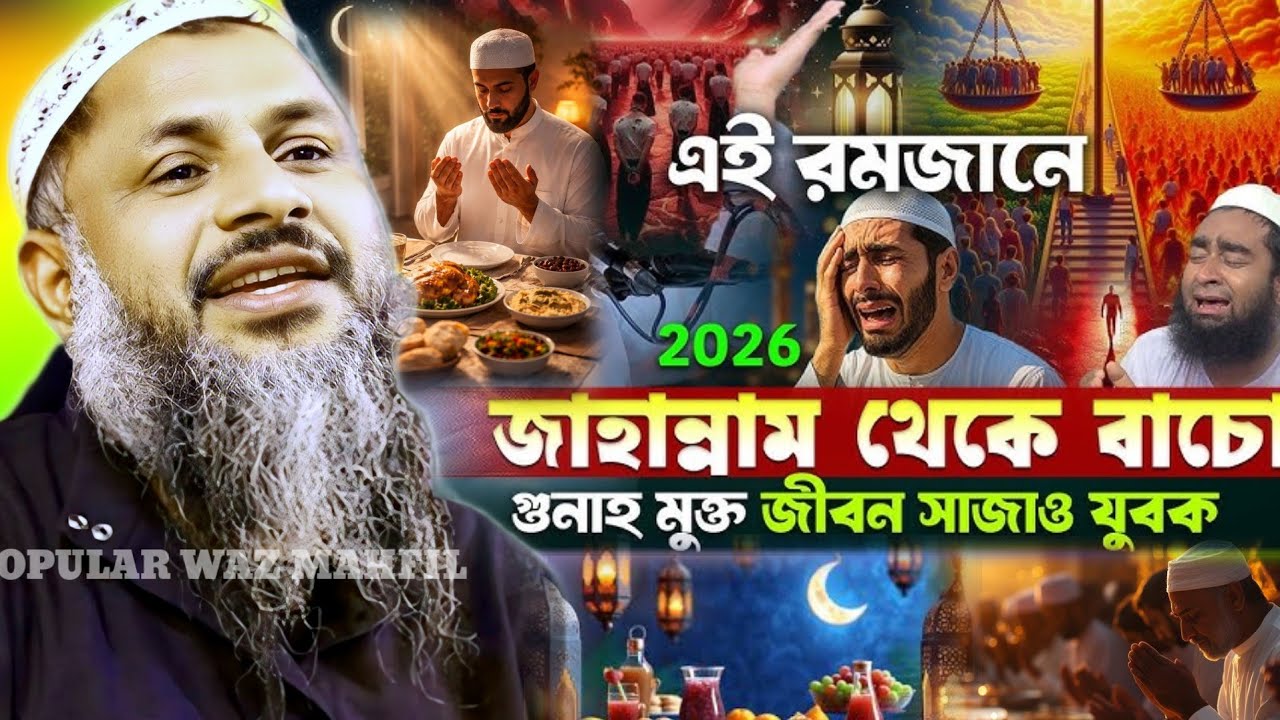 এই রমজানে জাহান্নাম থেকে বাঁচো গুনাহ  মুক্ত জীবন সাজাও |Maulana Noor Muhammad Khatir Jalsa 