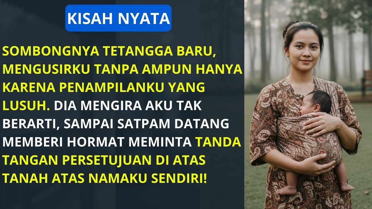 DIKIRA PEMBANTU! TETANGGA BARU MALU BESAR SETELAH TAHU SIAPA PEMILIK TAMAN SEBENARNYA!