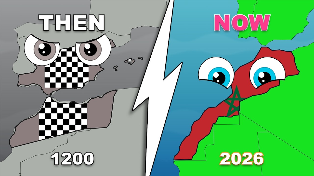 Then and now | Map animation | part #16