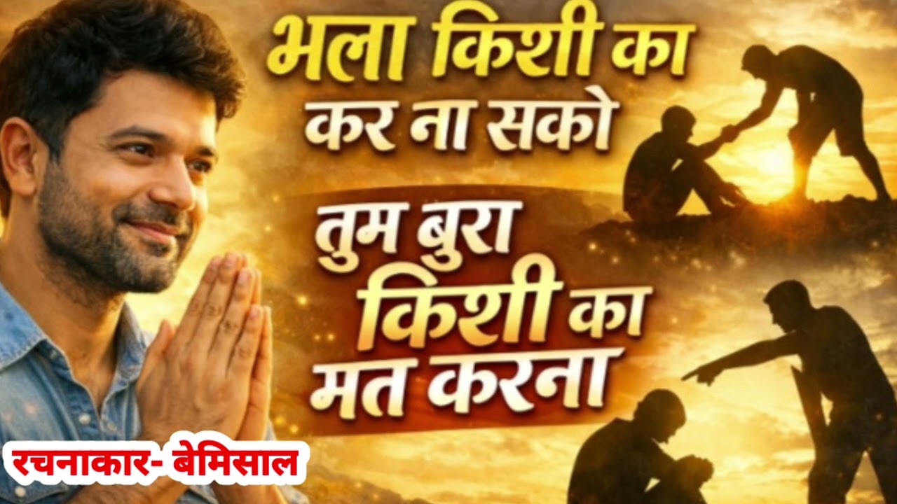 Bhala  Kisi Ka Kar Na Sako/Tum bura Kisi Ka Mat Karna/भला किसी का कर ना सको,तुम बुरा किसी का मत करना