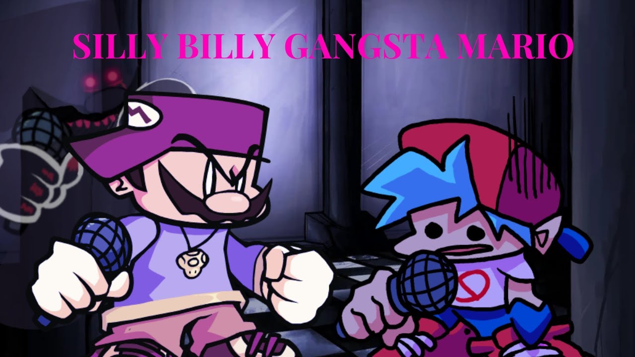FNF SILLY BILLY BUT GANGSTA MARIO SING IT - Hit Single Real (Ft. Nazu)