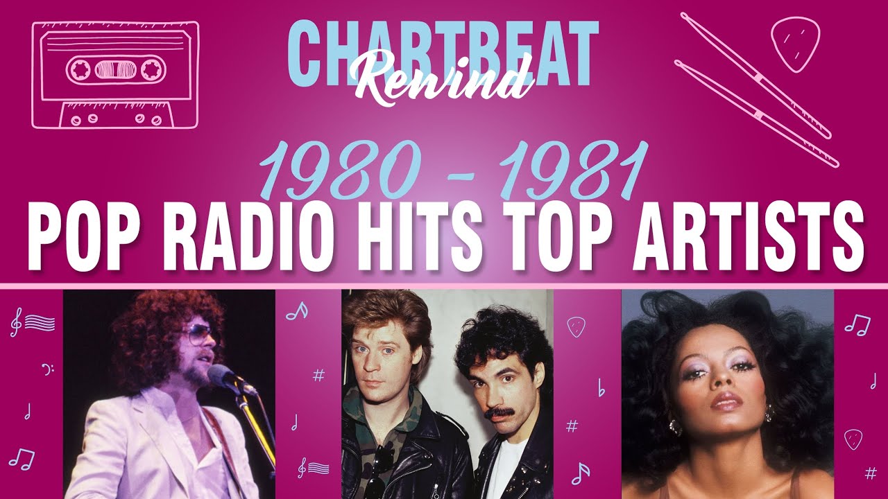 Pop Radio Hits Top Artists of 1980 - 1981