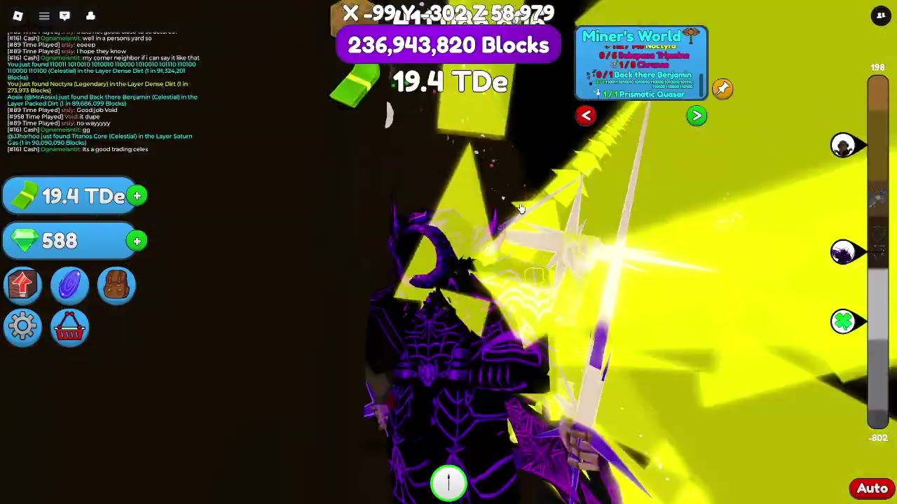Another celestial today on Miner's World :D