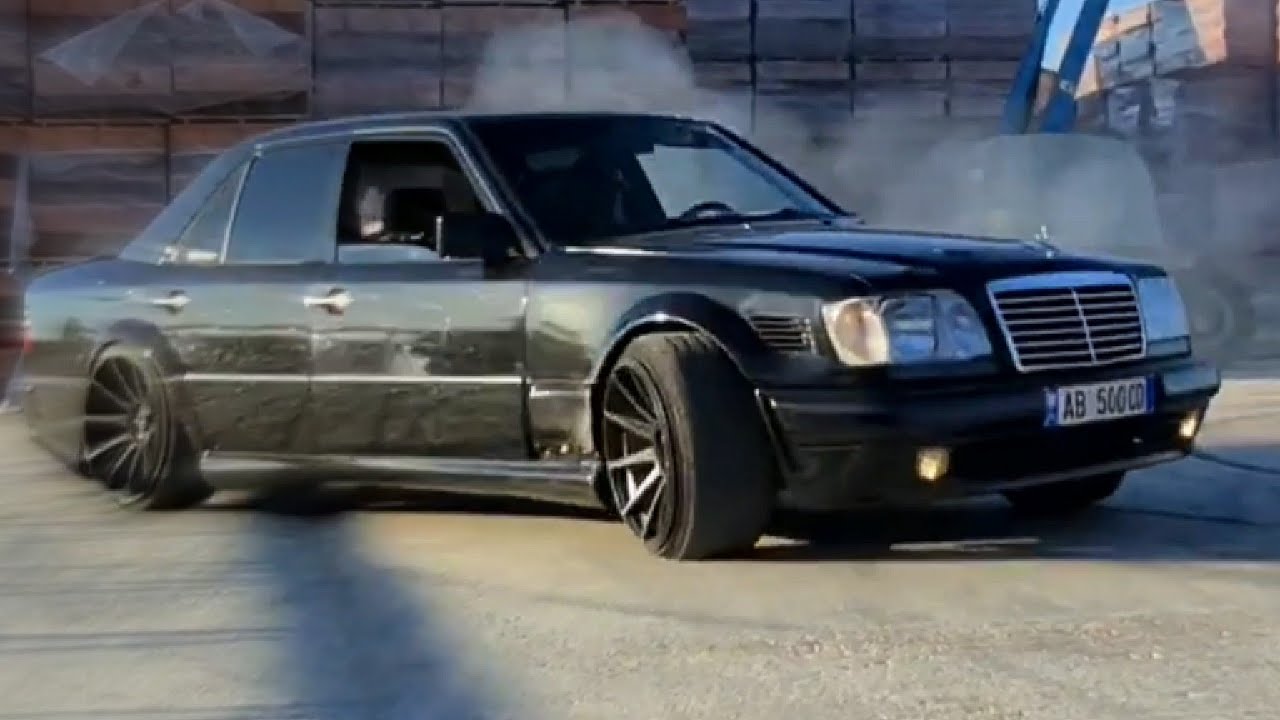 MERCEDES-BENZ W124 E500 LEGEND-DRIFT & BURNOUT 
