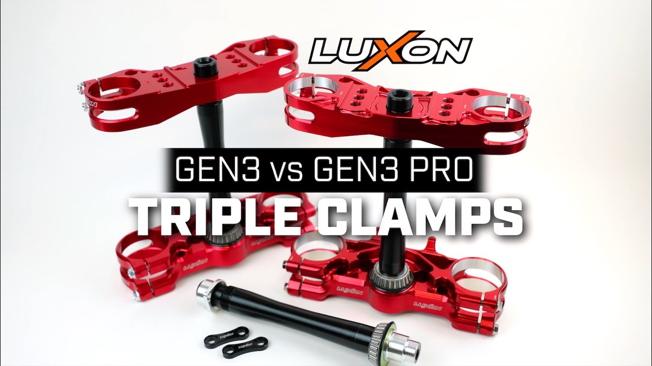 Luxon Gen3 vs Gen3 Pro Triple Clamps, What's the Difference?