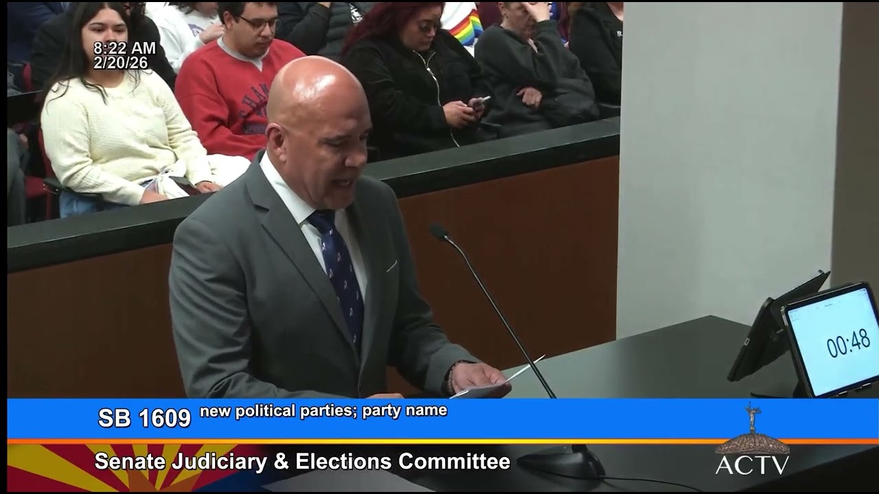 Anthony Ramirez - Testifying Before the Arizona Legislature on SB 1609