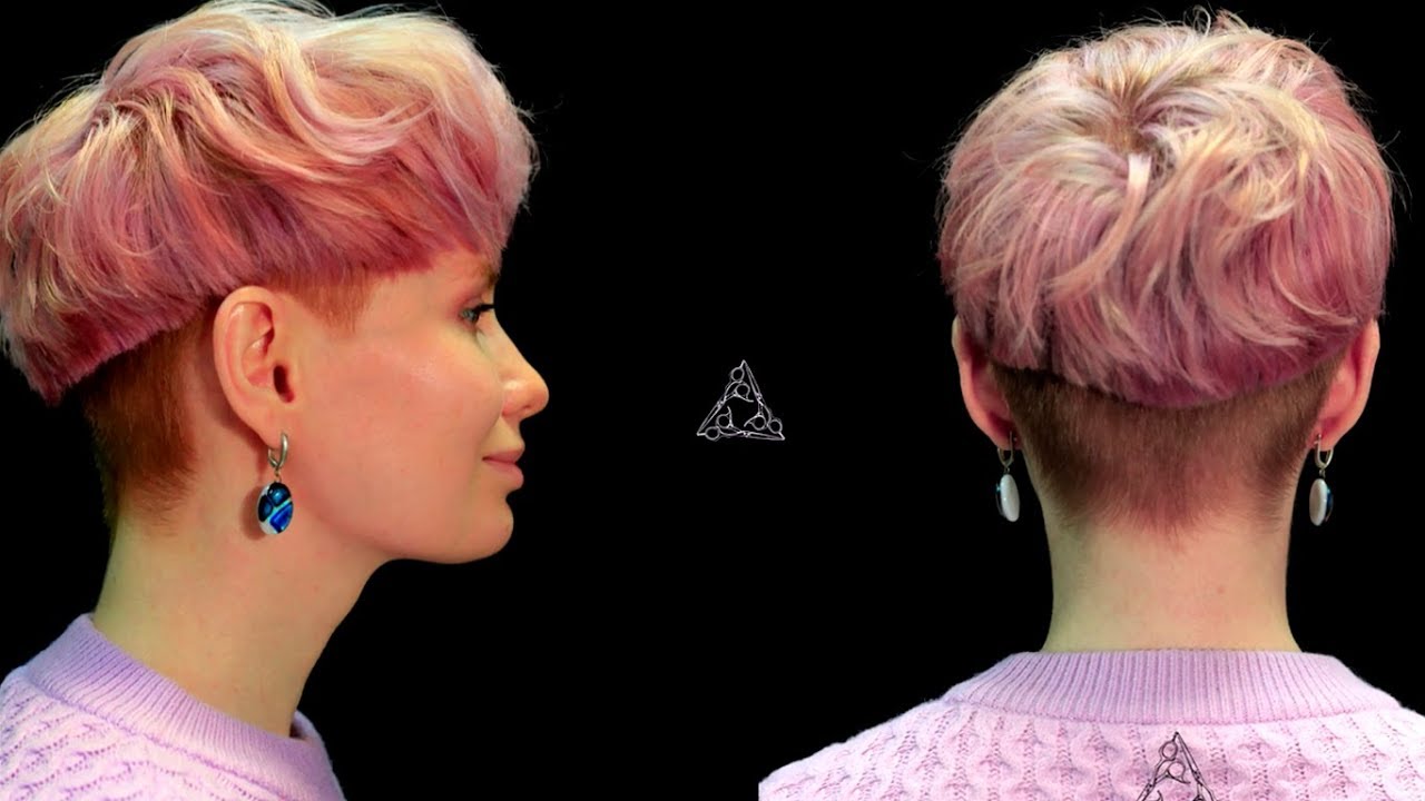 how to BowlCut and Coral Pink Haircolor