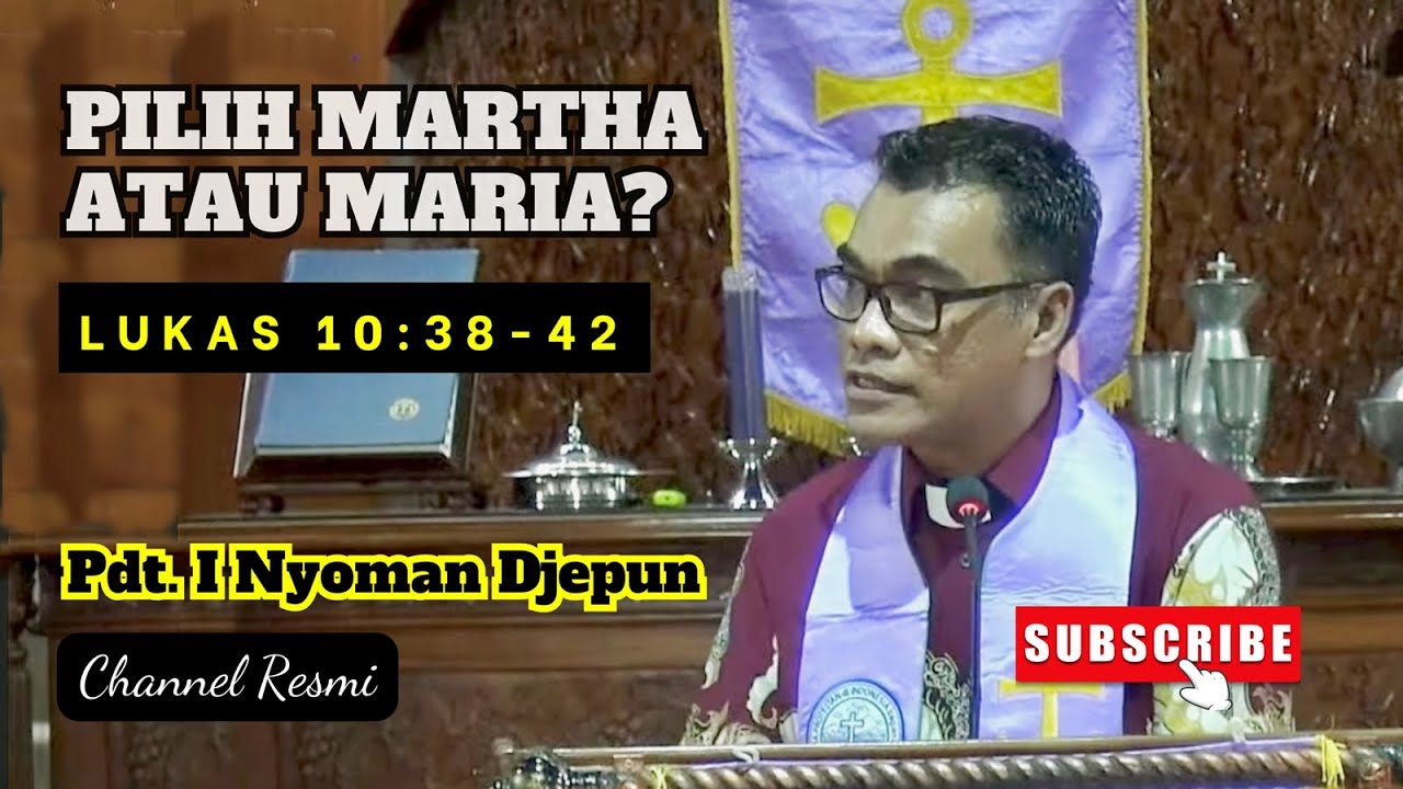 Pilih Marta atau Maria? | Lukas 10:38-42