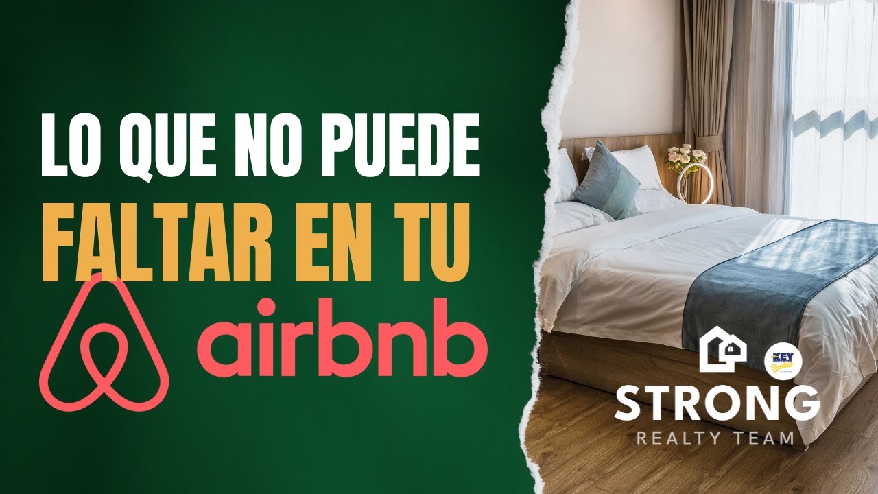 Lo que no puede faltar en tu Airbnb👀🏡