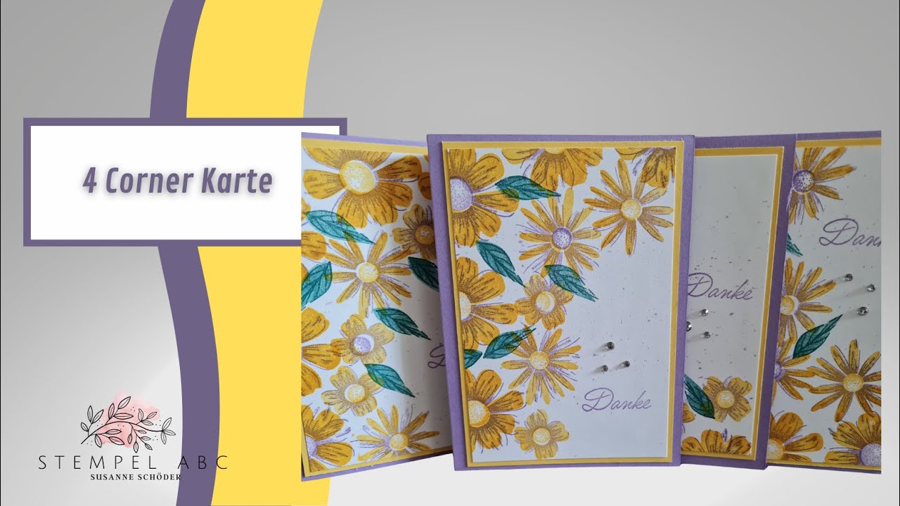 4 Corner Karte-Produkte - von Stampin´UP!