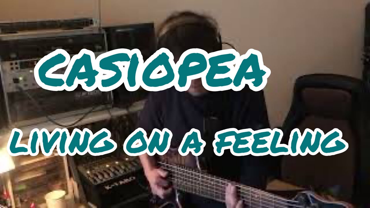 Casiopea / living on a feeling / (bass cover)