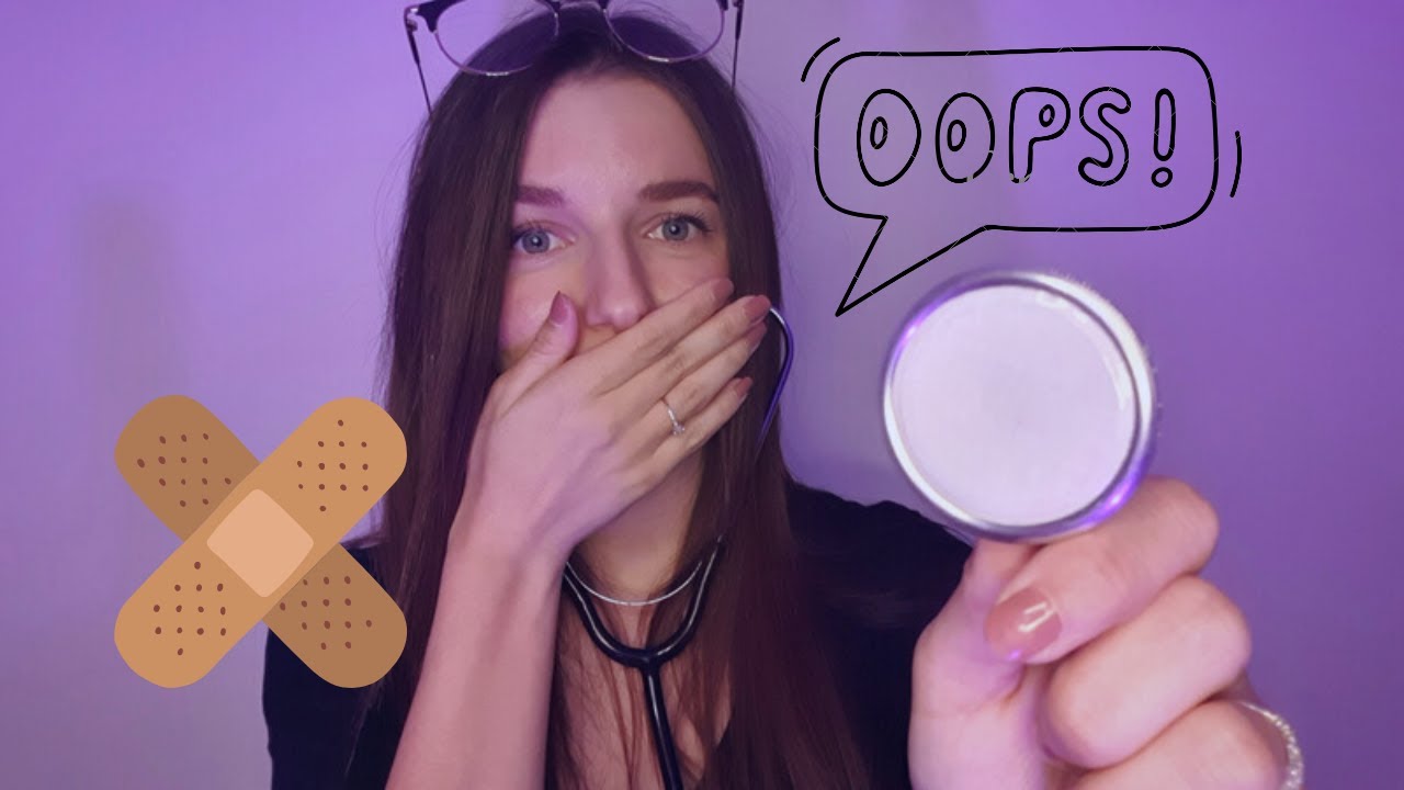 ASMR Roleplay ♡ Ausculation par la plus débutante des médecins ! (Oops)
