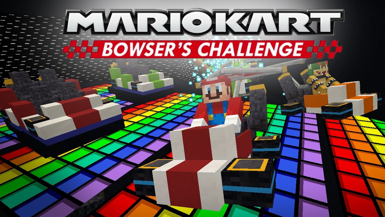 Minecraft Mario Kart Bowser's Challenge