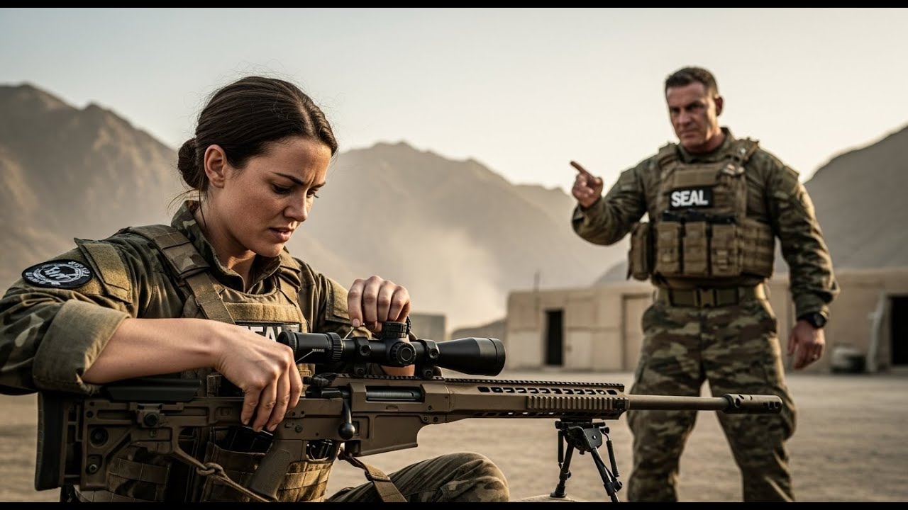 The SEAL Admiral Mocked the Female Sniper — Until She Stripped the M107 and Landed a 2,800m Shot